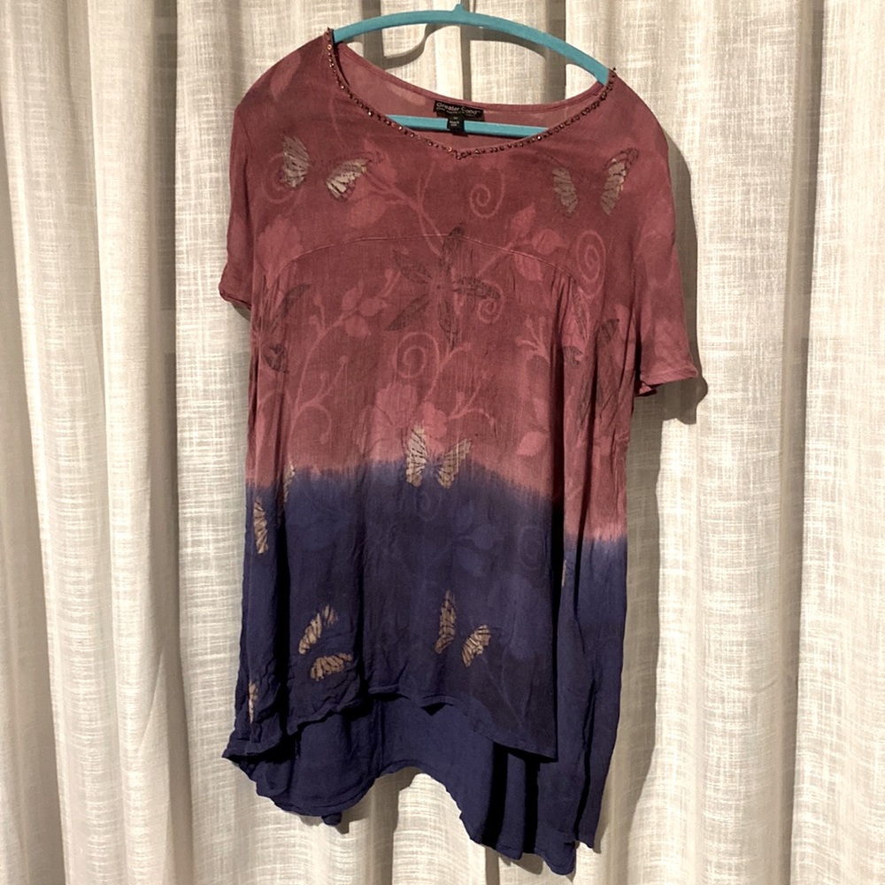 2X spring blouse